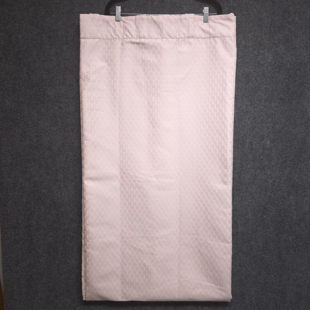 Pottery Barn Kids Pink Polka Dots Blackout Lined Panels Drape Curtains x 2 44x84